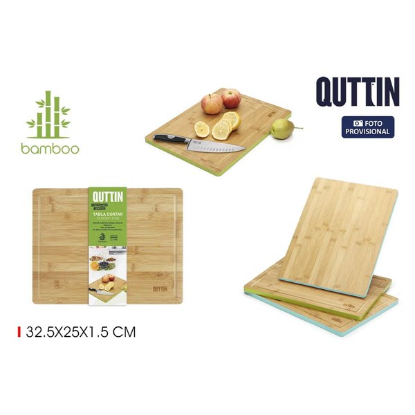 Cutting board Quttin 32,5 x 25 x 1,5 cm (8 Units)