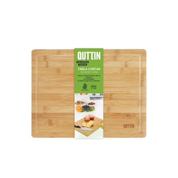 Cutting board Quttin 32,5 x 25 x 1,5 cm (8 Units)
