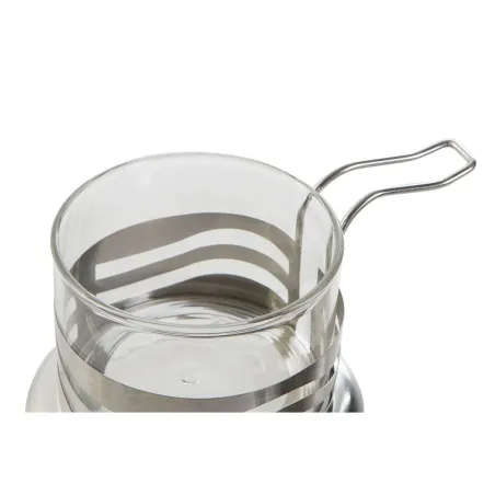 Hermetic Lunch Box MasterChef Grey Transparent Circular 640 ml (6 Units)