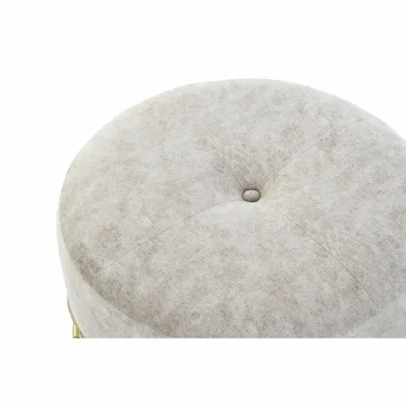 Jalatugi DKD Home Decor 51 x 51 x 44,5 cm vaht, beež, kuldne samet, MDF, puit, etno, 40% metall