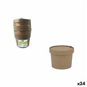 Plate set Algon 270 ml 5 Pieces (24 Units)