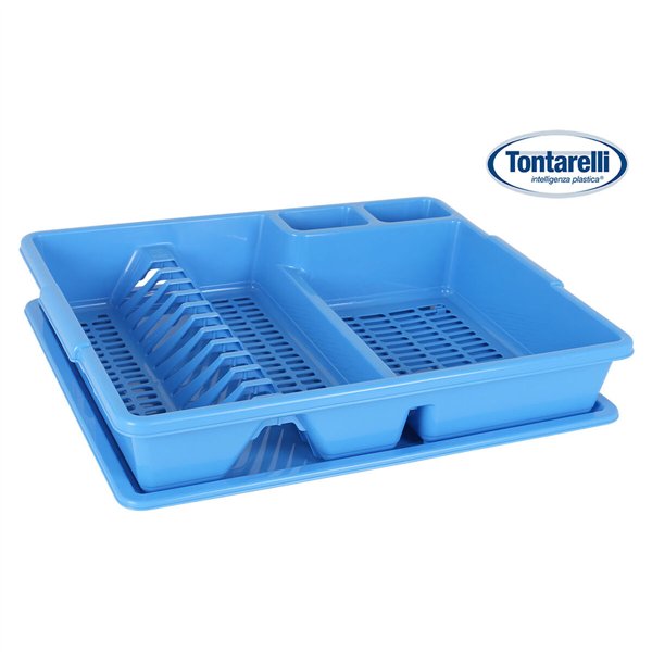 Draining Rack for Kitchen Sink Tontarelli SCOLAP Blue 47 x 38 x 8,5 cm (12 Units)