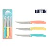 Kitchen Knife Quttin Basic 11 cm 3 Pieces (18 Units)