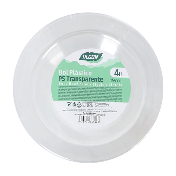 Appetizer Set Algon 19 cm 4 Pieces (24 Units)