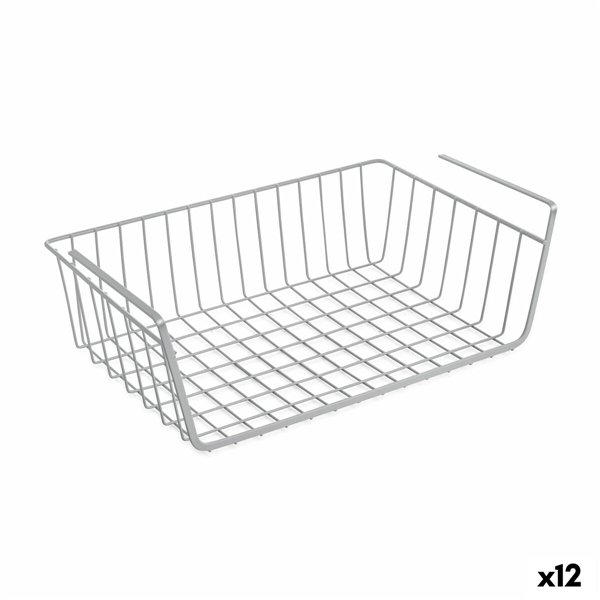 Basket for Kitchen Shelf Confortime 40,5 x 25,5 x 14 cm (12 Units)