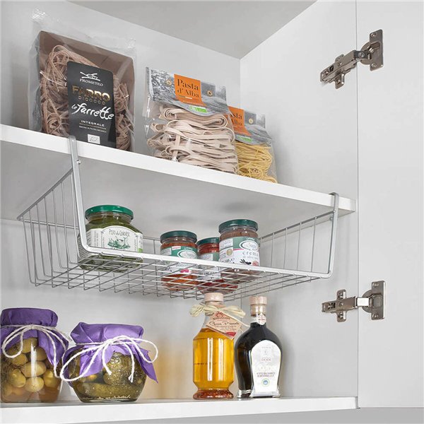 Basket for Kitchen Shelf Confortime 40,5 x 25,5 x 14 cm (12 Units)