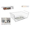 Basket for Kitchen Shelf Confortime 40,5 x 25,5 x 14 cm (12 Units)