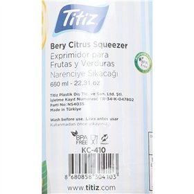 Exprimidor Titiz Glass 0,6 L (24 Units)