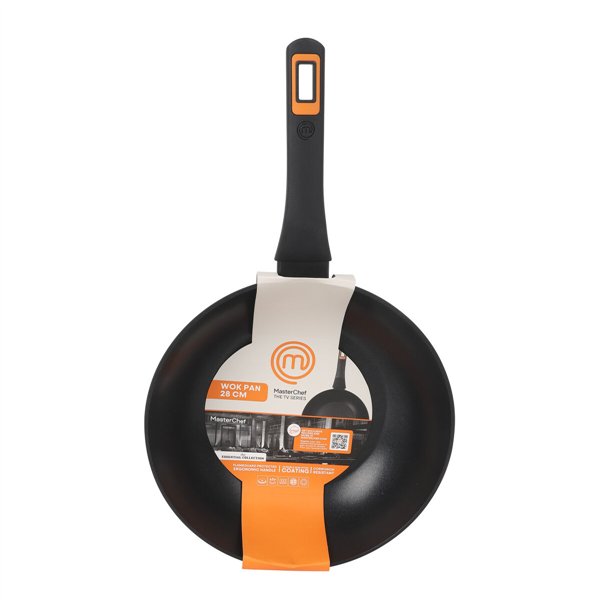 Wok Pan MasterChef 28 cm (6 Units)