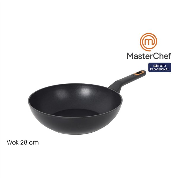 Wok Pan MasterChef 28 cm (6 Units)