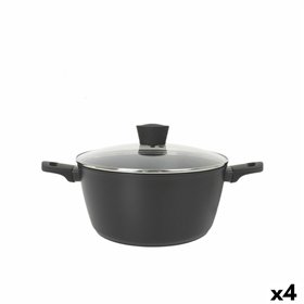 Casserole with lid MasterChef 28 cm (4 Units)