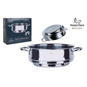 Steamer with Pan Santa Clara Santa clara Ø 25,7 x 34 x 9,5 cm (2 Units)