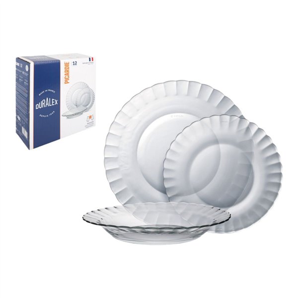 Tableware Duralex Picardie Transparent 12 Pieces (2 Units)