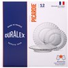 Tableware Duralex Picardie Transparent 12 Pieces (2 Units)