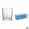 Set of glasses La Mediterránea Mistral rings 6 Pieces (12 Units)