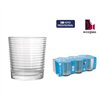 Set of glasses La Mediterránea Mistral rings 6 Pieces (12 Units)