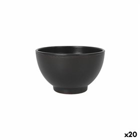 Bowl Azofra Black 15 x 15 x 9 cm (20 Units)
