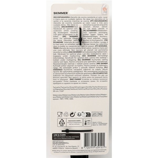 Skimmer MasterChef 35 cm (24 Units)