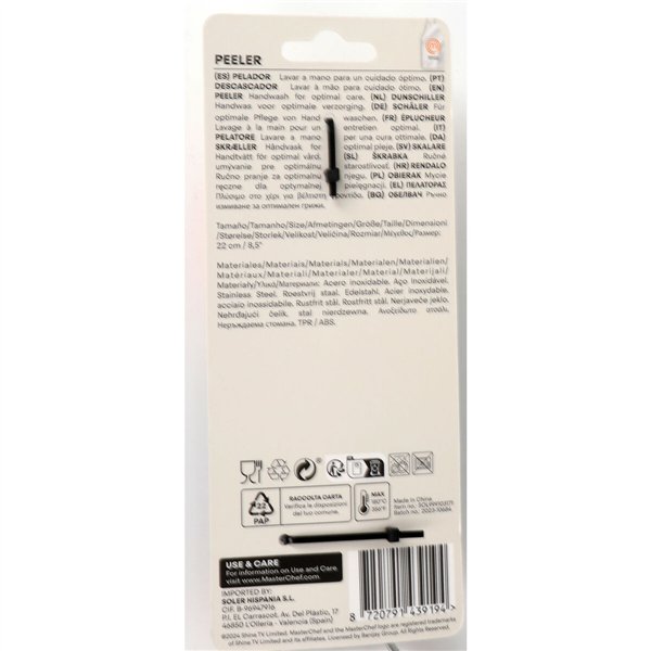 Peeler MasterChef Stainless steel (24 Units)