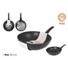 Wok Pan MasterChef 28 cm (6 Units)
