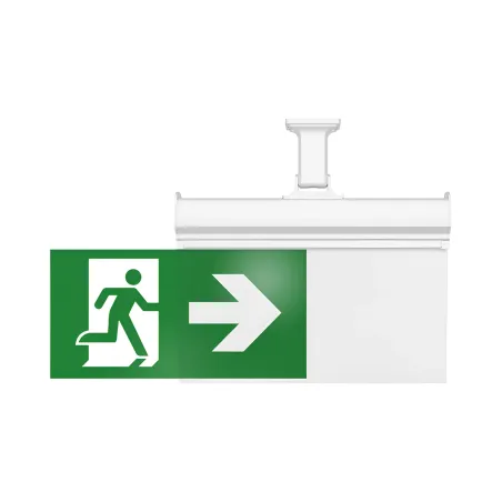 BRY-EXIT-LED-2W-HNG-IP20-WHT-EMERGENCY EXIT