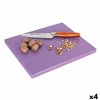 Cutting board Violet 40 x 30 x 2 cm (4 Units)