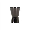 Measuring beaker Viejo Valle Black 4 cl (12 Units)