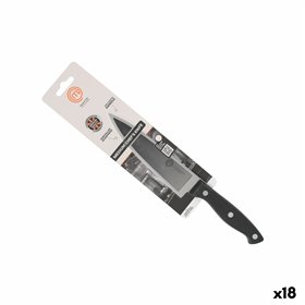 Kitchen Knife MasterChef Chef Black Silver 15 cm (18 Units)