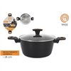Casserole with lid MasterChef 28 cm 2,5 mm (4 Units)