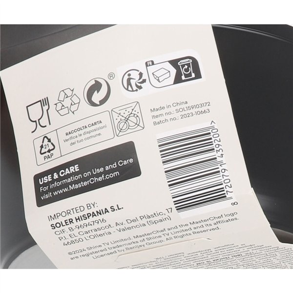 Saucepan MasterChef 16 cm (6 Units)