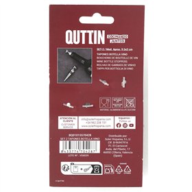 Leak-proof Bottle Top Quttin 2 x 9,5 cm 2 Pieces (12 Units)