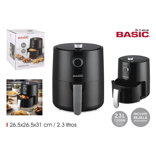 Air Fryer Basic Home Black 1200 W 2,3 L