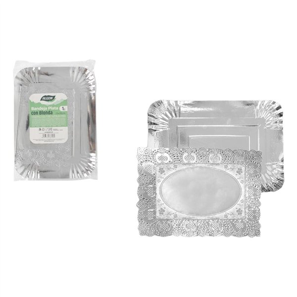 Snack tray Algon Rectangular 25 x 35 cm (30 Units)