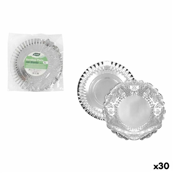 Snack tray Algon Circular 30 cm (30 Units)