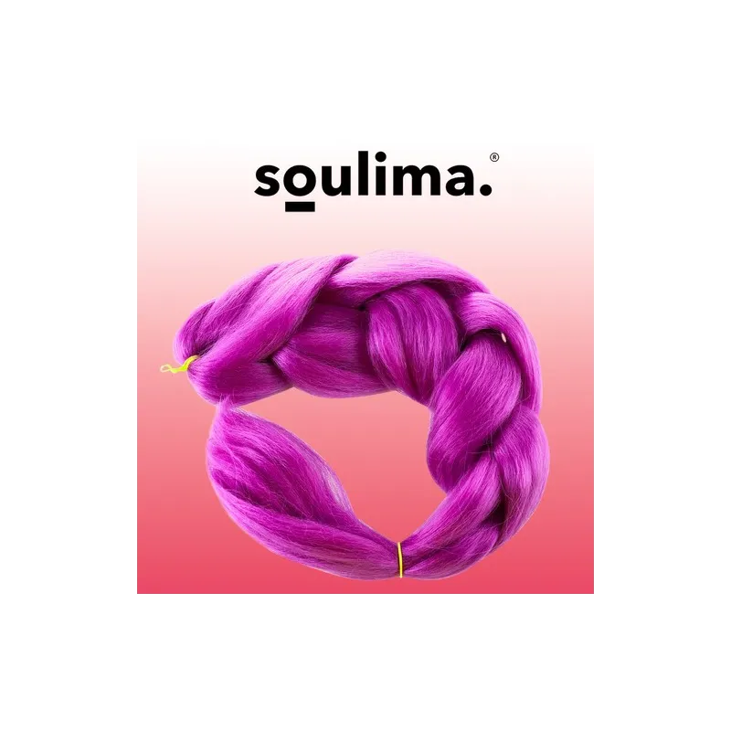 Sintētiskās matu bizes - violetas