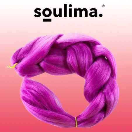 Sintētiskās matu bizes - violetas