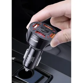 Autolaturi 4x USB + kaapeli Xtrobb 19907