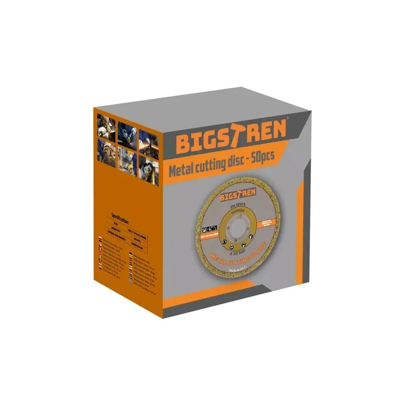 Metalo pjovimo diskas - 50 vnt. Bigstreetas 21639