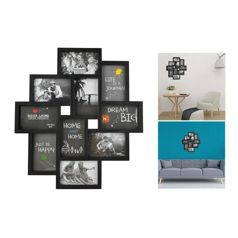 10 Photo Frame - Black