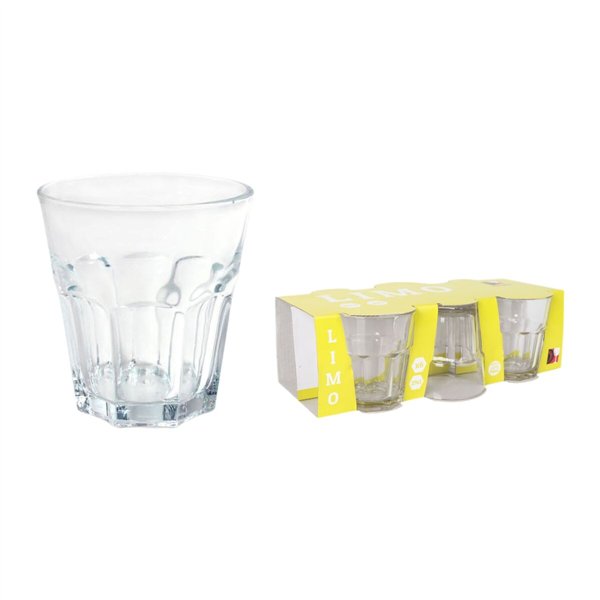 Set of glasses Inde Limo 290 ml 6 Pieces (4 Units)