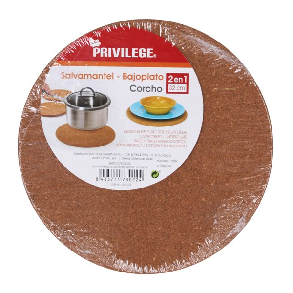Table Mat Privilege 32 x 1 cm (12 Units)