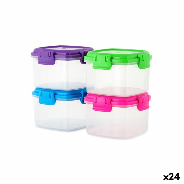 Set of lunch boxes Privilege 65 ml Mini 4 Pieces (24 Units)