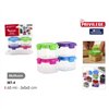 Set of lunch boxes Privilege 65 ml Mini 4 Pieces (24 Units)