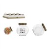 Glass Jar La Mediterránea WOOD 180 ml (60 Units)
