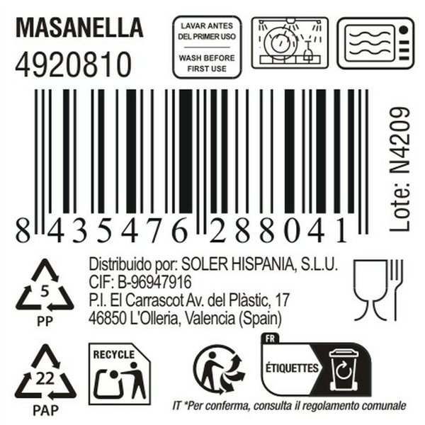 Mug Inde Masanella 100 ml (36 Units)