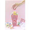 Container to serve the popcorn Algon 9,5 x 19,3 cm (24 Units)
