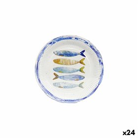 Plate set Inde 23 cm 8 Pieces (24 Units)