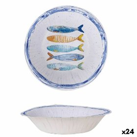 Plate set Inde 450 ml 6 Pieces (24 Units)