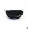 Breadbasket My Bar Black Metal 26 x 23,5 x 11,2 cm (12 Units)