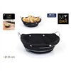 Breadbasket My Bar Black Metal 26 x 23,5 x 11,2 cm (12 Units)